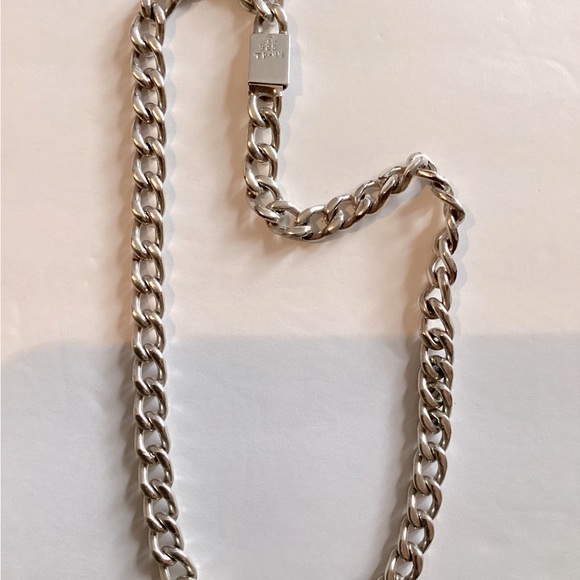 VTG Stamped Sterling Silver 925 - ITALY Curb Link Chain 18" Necklace - Picture 2 of 9